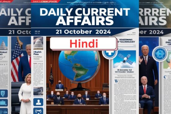 21 October 2024 Current Affairs In Hindi