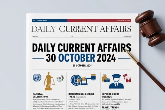 30 October 2024 Current Affairs In Hindi