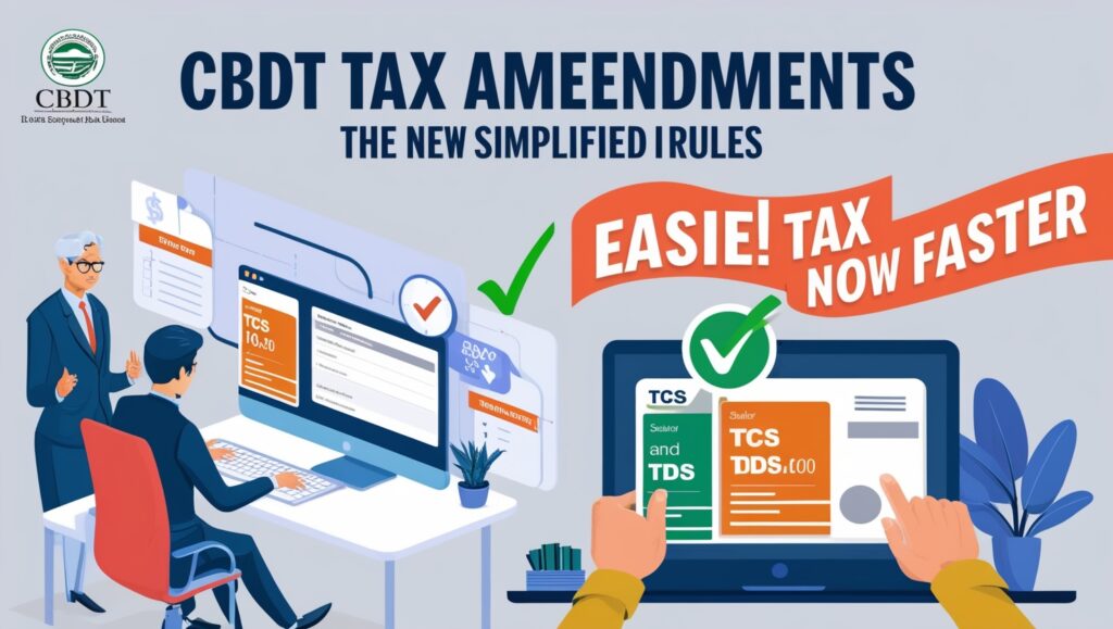सीबीडीटी द्वारा टीसीएस और टीडीएस के लिए संशोधन अधिसूचित