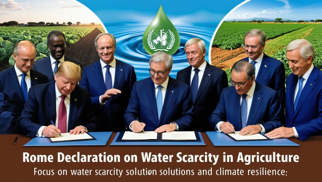 Rome Declaration on Agricultural Water Scarcity
