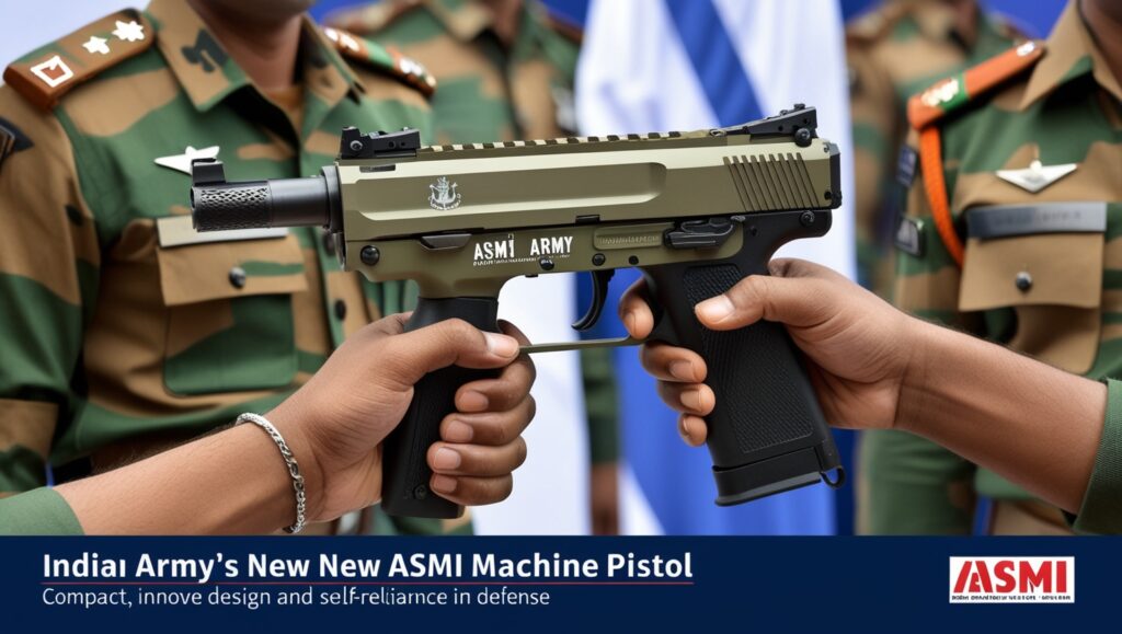 भारतीय सेना में एएसएमआई मशीन पिस्तौल का समावेश
