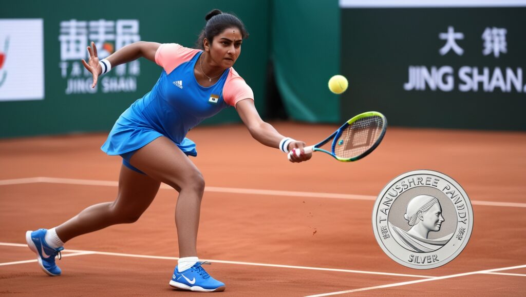 वर्ल्ड सॉफ्ट टेनिस चैंपियनशिप में भारत की तनुश्री पांडे का रजत पदक