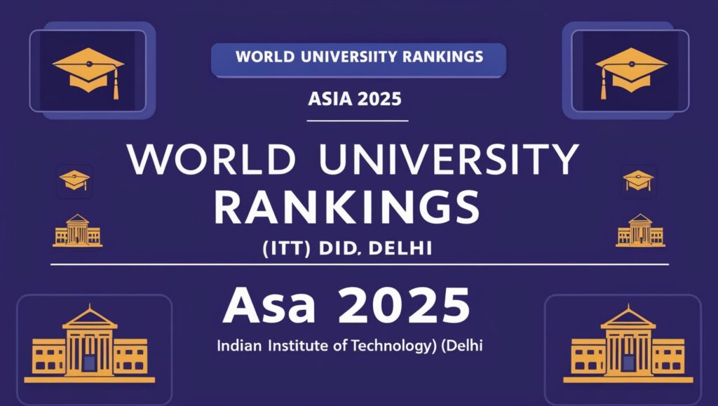 क्वाक्वेरेली साइमंड्स ने विश्व विश्वविद्यालय रैंकिंग एशिया 2025 जारी की है । 