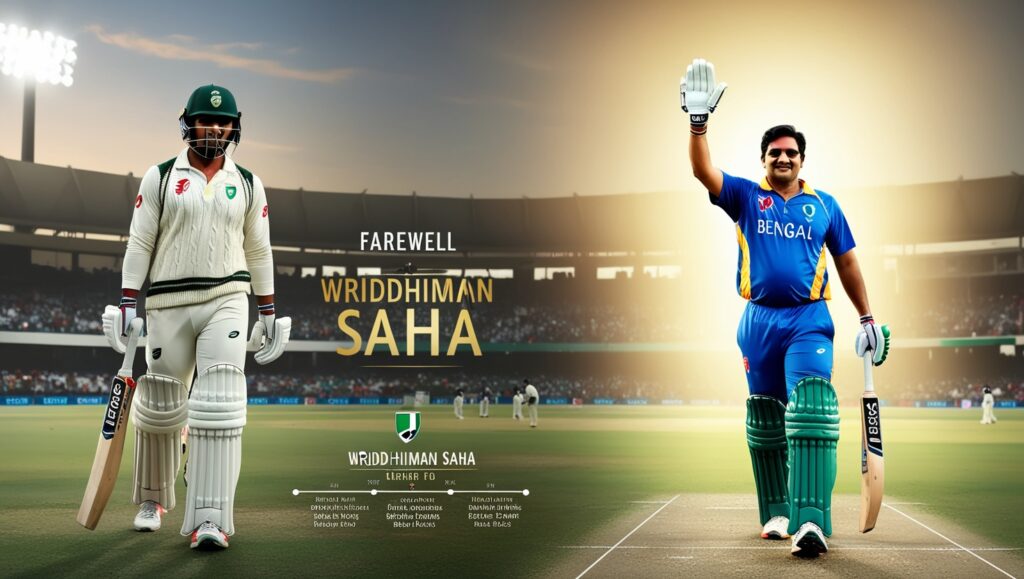 भारतीय अनुयायी बैलेबाज ऋद्धिमान साहा ने क्रिकेट के सभी संतों से संन्यास लेने की घोषणा की