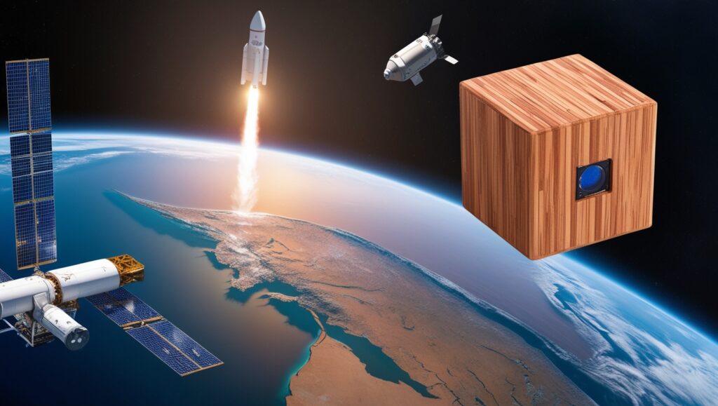 जापान का पहला लकड़ी का उपग्रह लिग्नोसैट