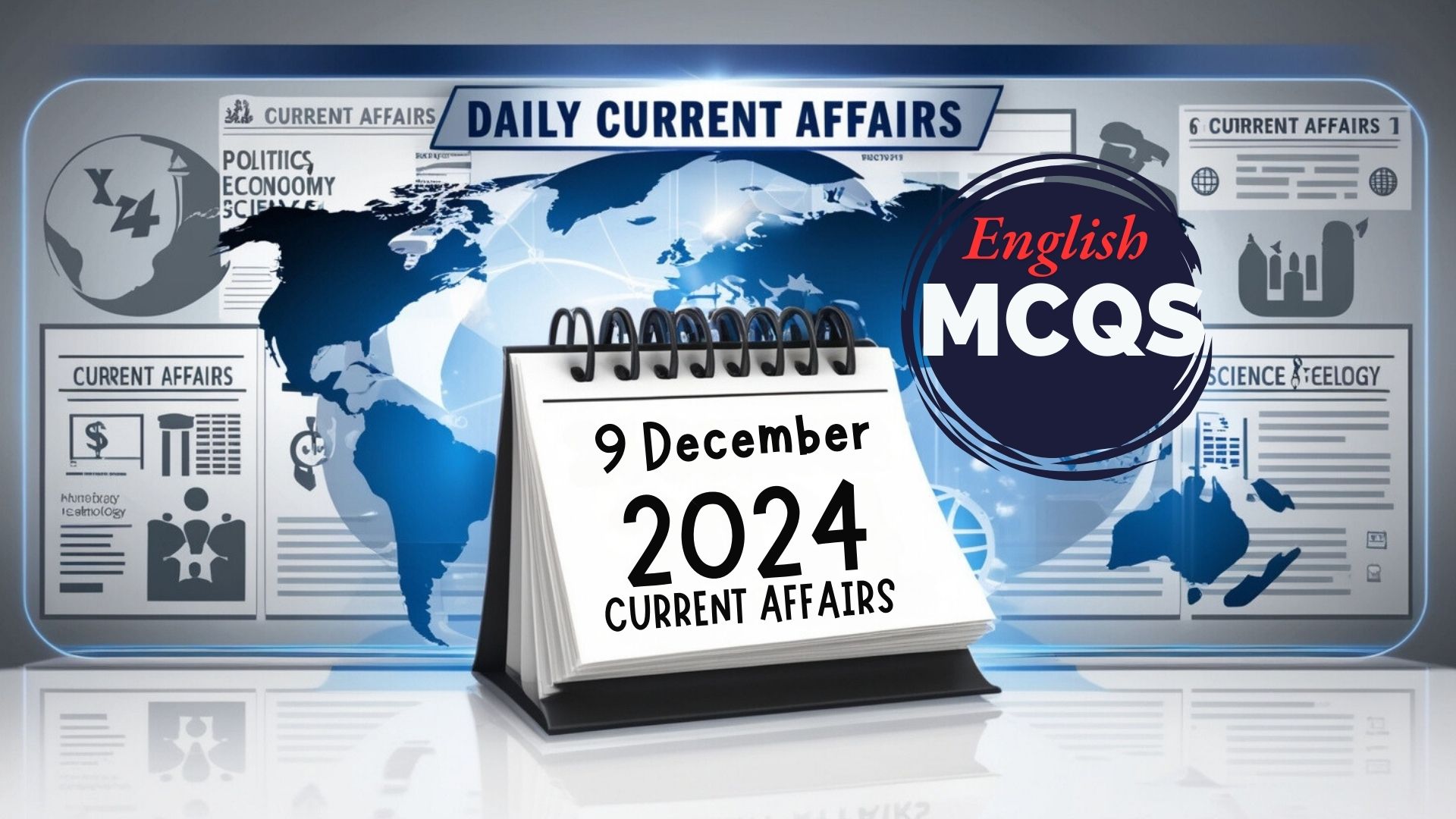 9 December 2024 Current Affairs MCQS in Hindi