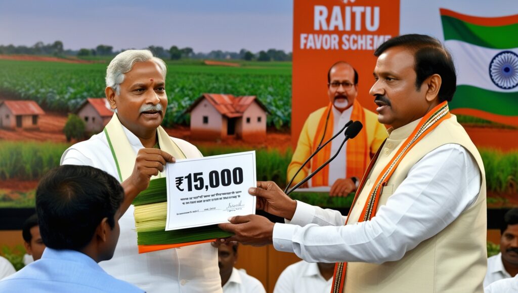 तेलंगाना सरकार की रायथु फेवर योजना की घोषणा