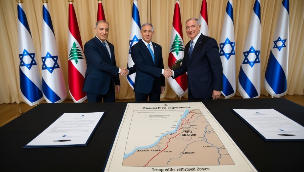 इजराइल और हिज्बुल्लाह के बीच युद्धविराम समझौता