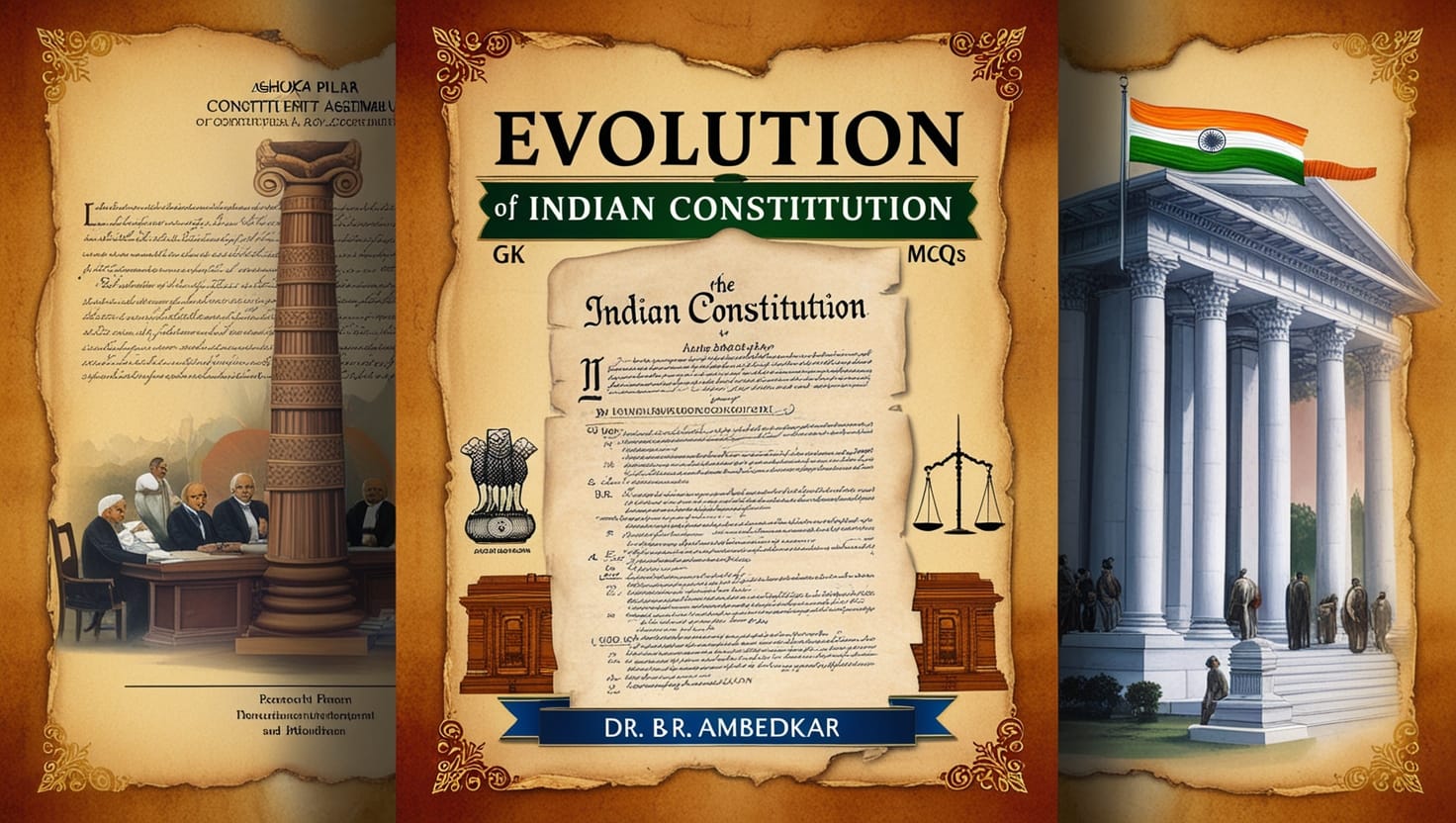 Evolution of Indian Constitution GK MCQs