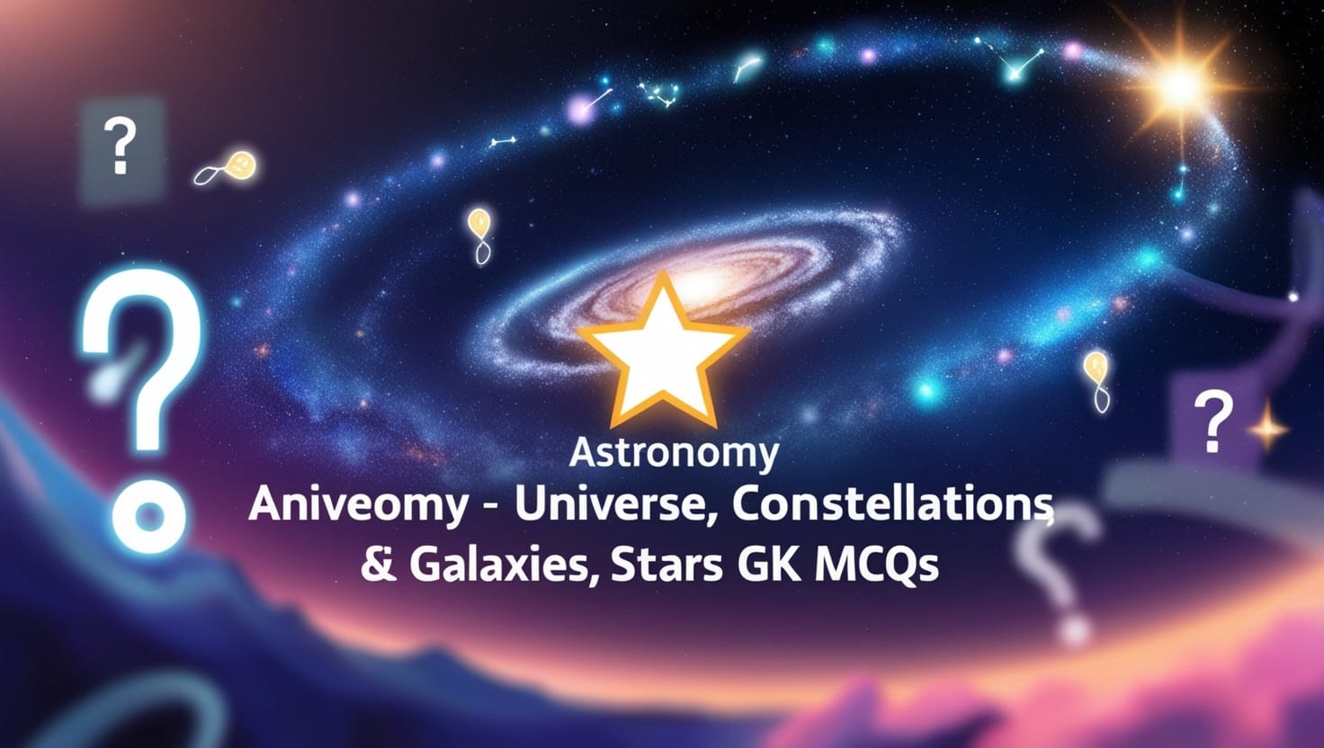 Astronomy - Universe, Constellations & Galaxies, Stars GK MCQs