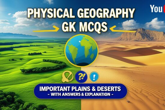 Physical Geography - Important Plains and Deserts GK MCQs