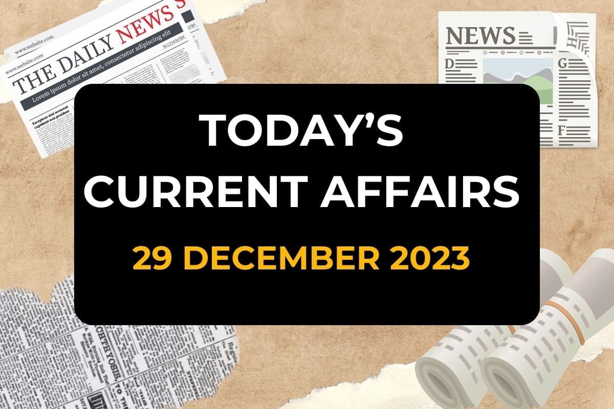 29 Todays Current Affairs