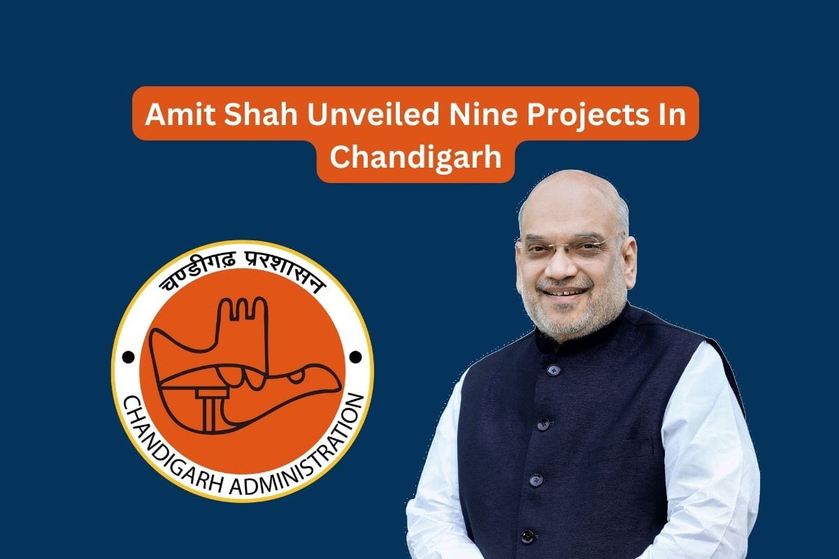 Amit Shah Unveiled Nine Projects In Chandigarh