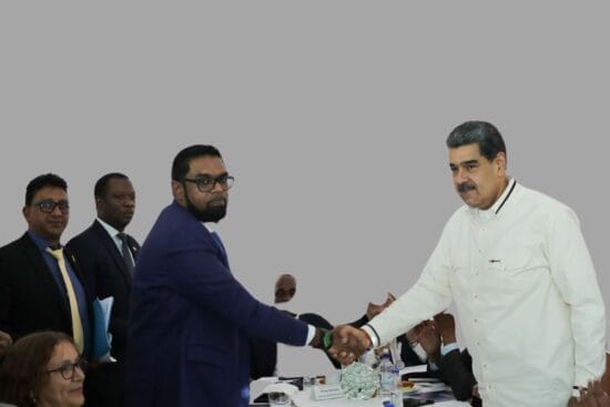 Venezuela and Guyana agree not to resort to arms