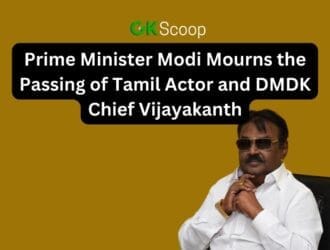 Prime Minister Modi Mourns the Passing of Tamil Actor and DMDK Chief Vijayakanth