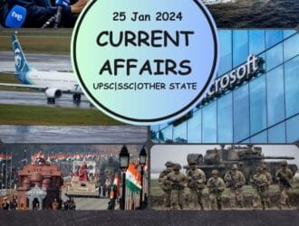 Current Affairs For 25th January 2024