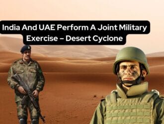 India And UAE Perform A Joint Military Exercise Desert Cyclone