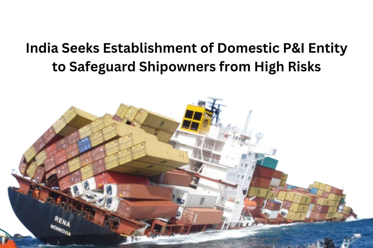 India Seeks Establishment of Domestic P&I Entity to Safeguard Shipowners from High Risks