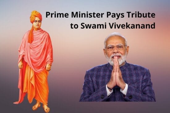 Prime Minister Pays Tribute to Swami Vivekanand