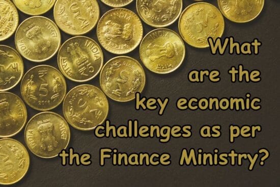 What are the key economic challenges as per the Finance Ministry?