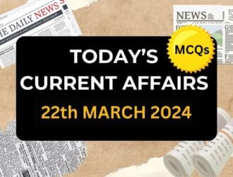 22th MARCH 2024 CURRENT AFFAIRS MCQs 2