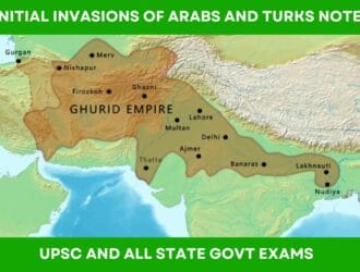 Initial Invasions of Arabs and Turks Notes