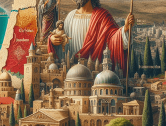 During the time of Jesus, Palestine was part of the Roman Empire, later transitioning to Christian and then Muslim control, reflecting the region's diverse religious influence.