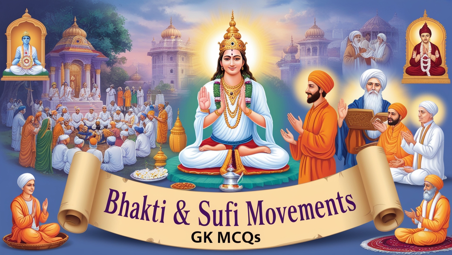 Bhakti & Sufi Movements GK MCQs