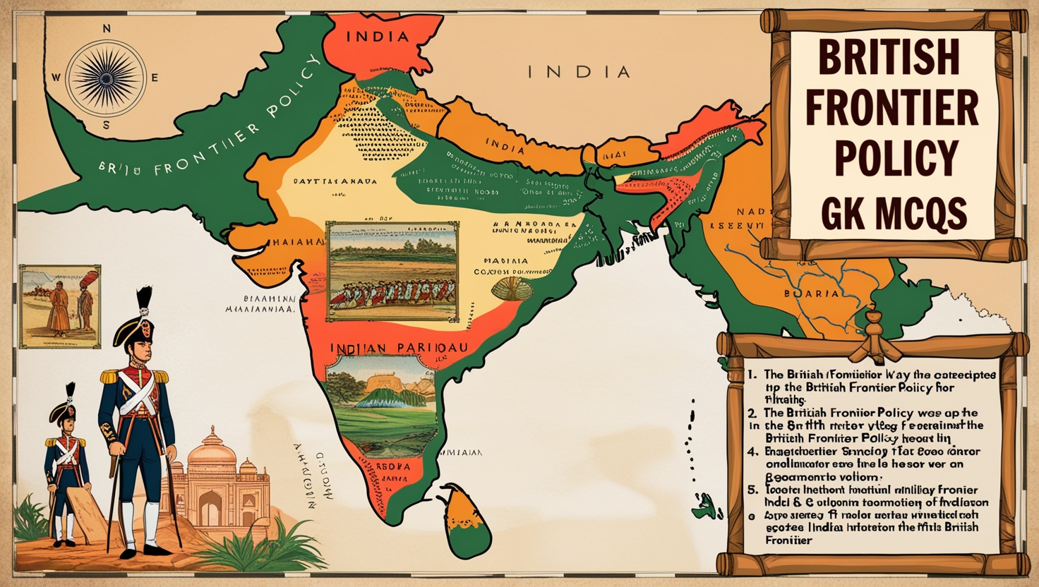 British Frontier Policy GK MCQs With Answer & Explanation in English