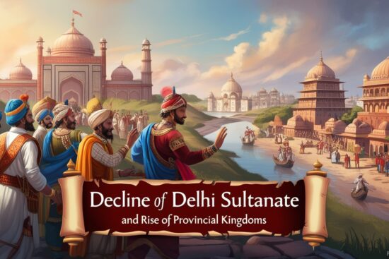 Decline of Delhi Sultanate and Rise of Provincial Kingdoms GK MCQs