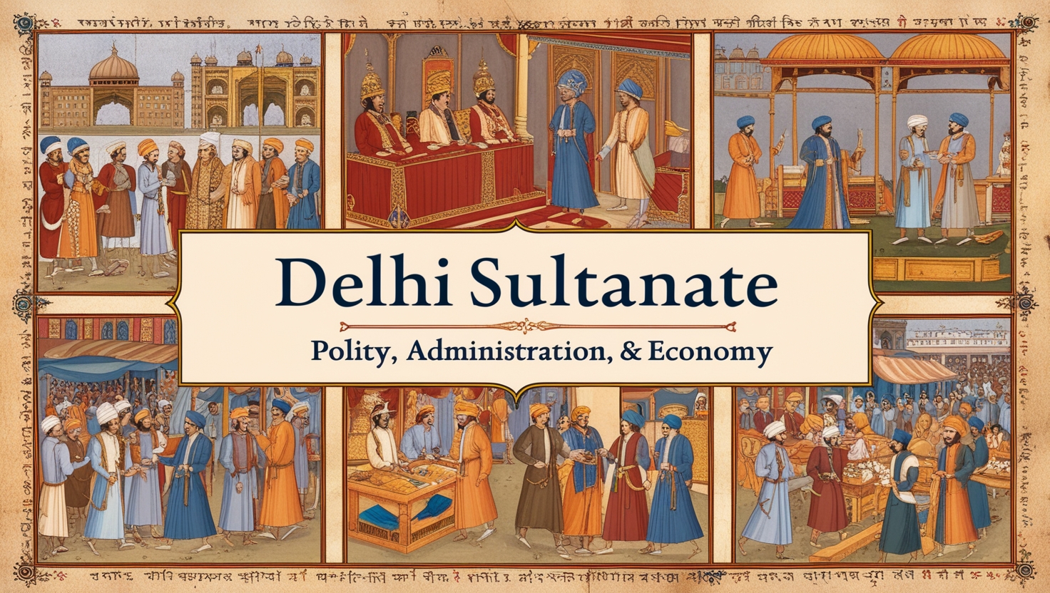 Delhi Sultanate Polity, Administration & Economy GK MCQs