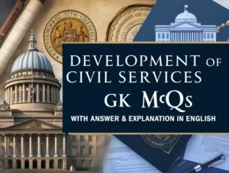 Development of Civil Services GK MCQs With Answer & Explanation in English