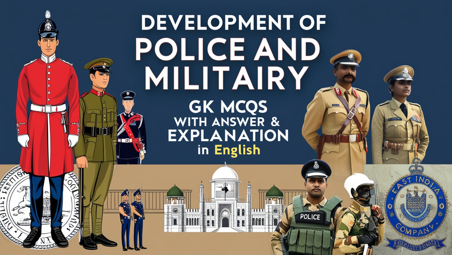 Development of Police and Military GK MCQs With Answer & Explanation in English