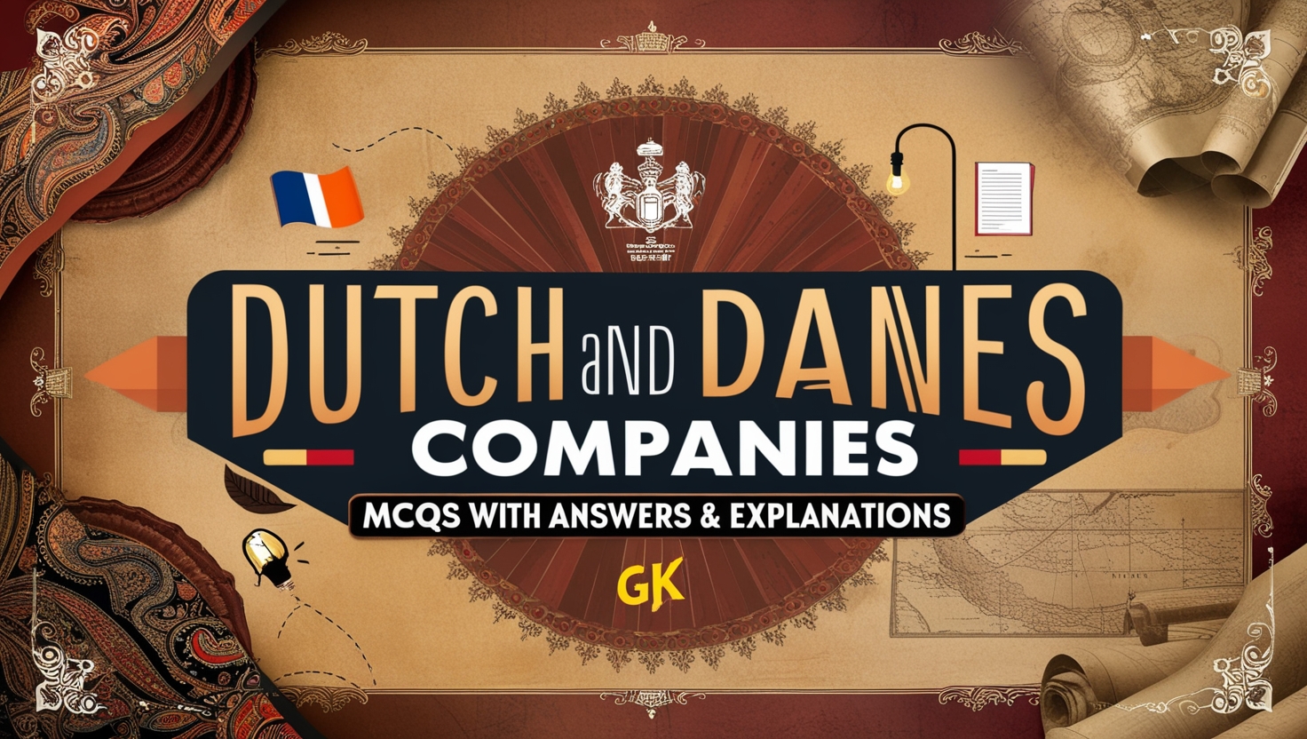 Dutch and Danes Companies GK MCQs With Answer & Explanation in English