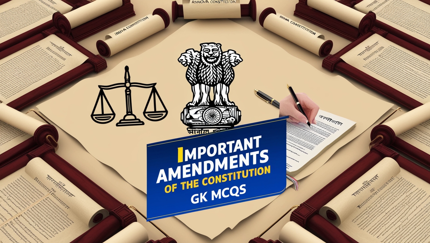 Important Amendments of the Constitution GK MCQs