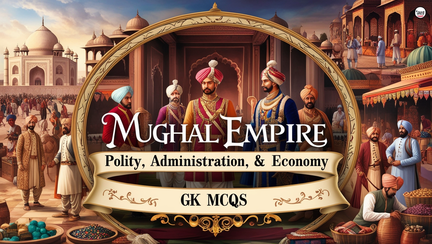 Mughal Empire Polity, Administration & Economy GK MCQs