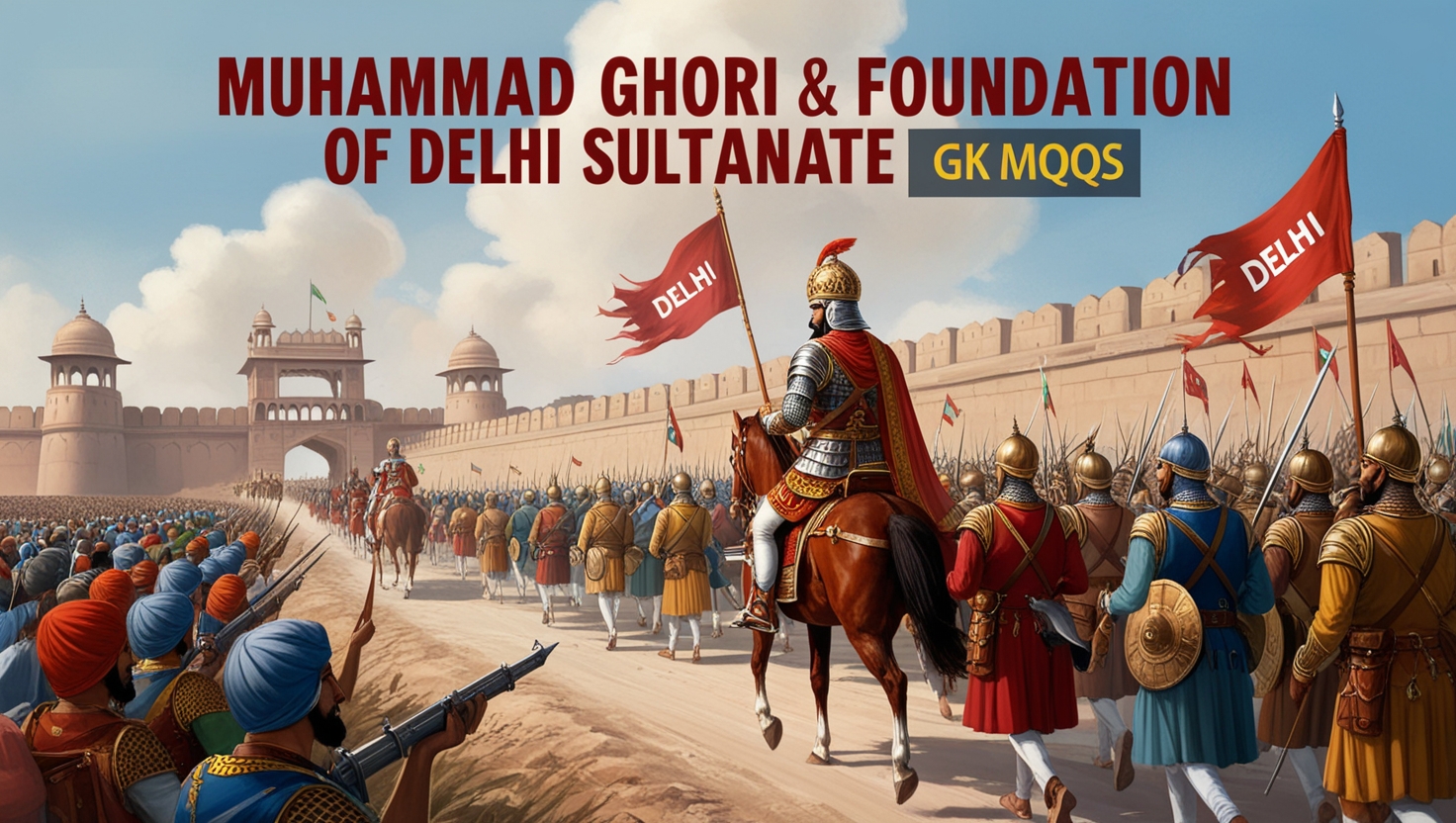 Muhammad Ghori & Foundation of Delhi Sultanate GK MCQs