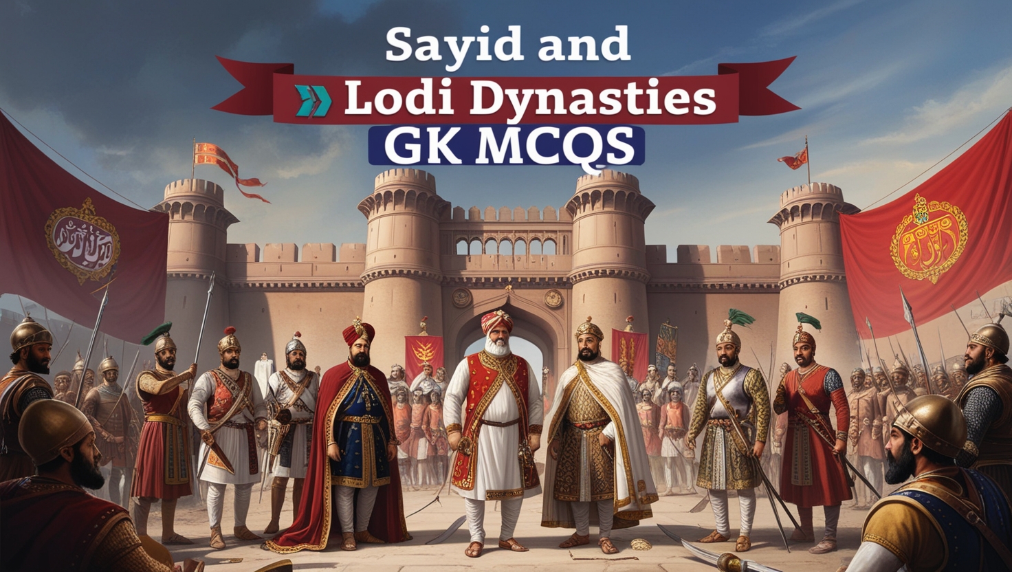 Sayyid and Lodi Dynasties GK MCQs