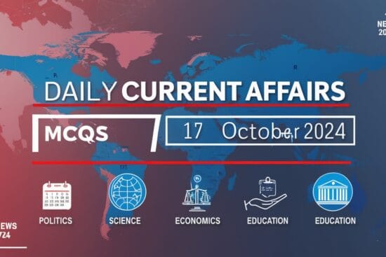 17 October 2024 Current Affairs MCQS