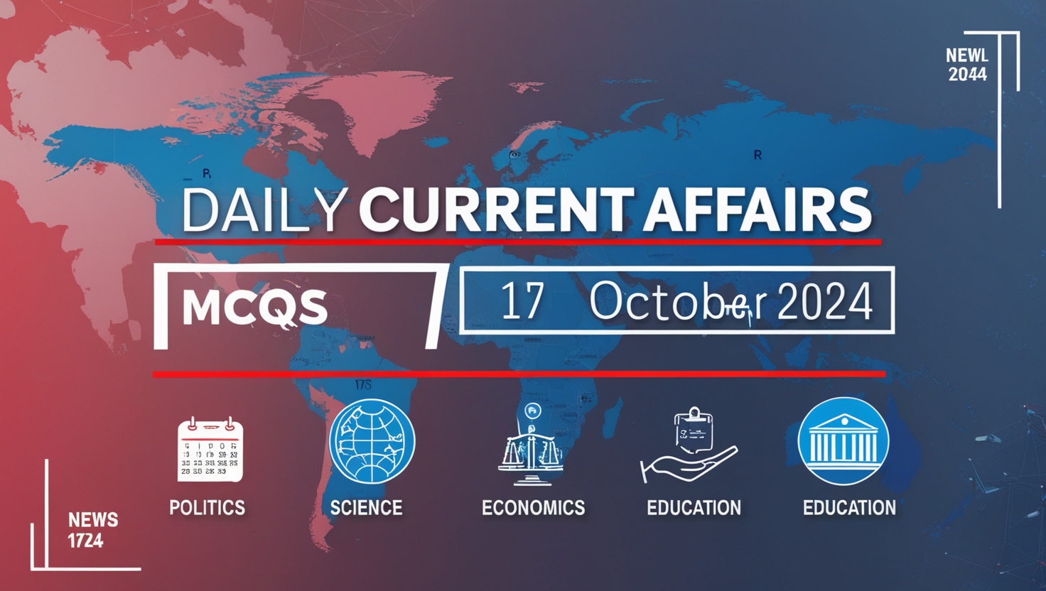 17 October 2024 Current Affairs MCQS