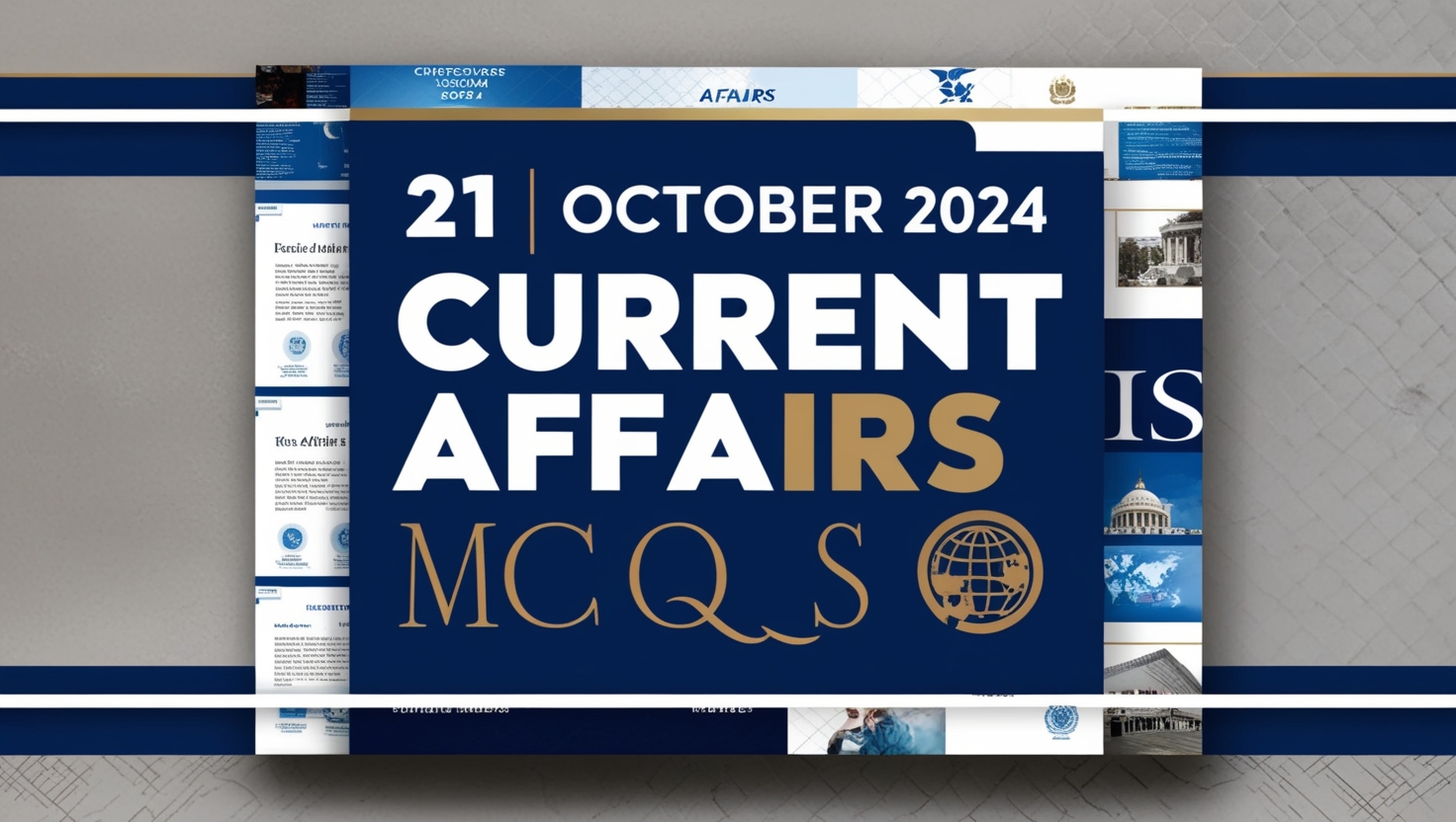 21 October 2024 Current Affairs MCQS