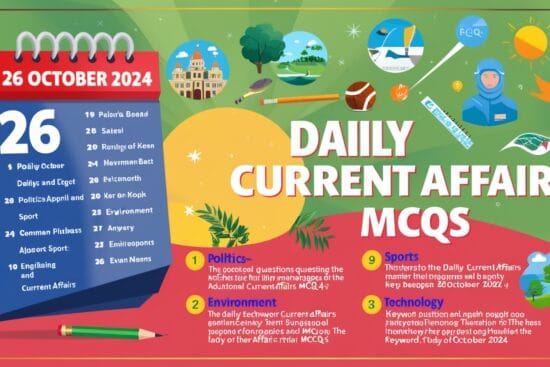 26 October 2024 Current Affairs MCQS