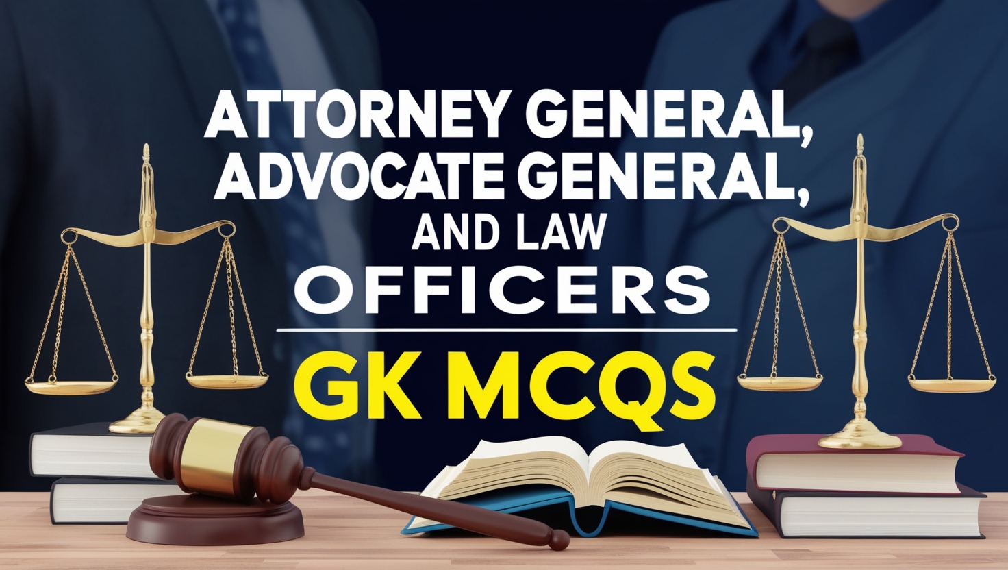 Attorney General, Advocate General & Law Officers GK MCQs