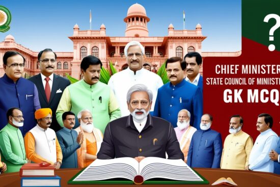 Chief Minister & State Council of Ministers GK MCQs