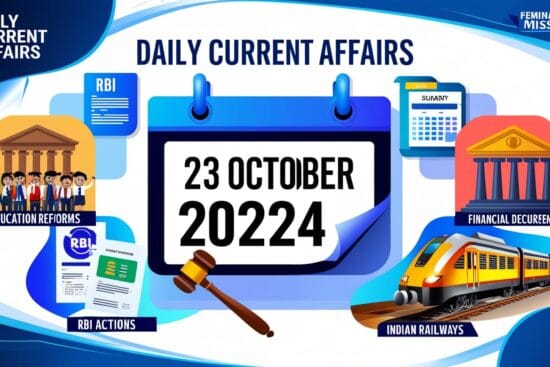 Daily Current Affairs 23 October 2024