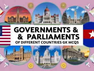 Governments & Parliaments of Different Countries GK MCQs