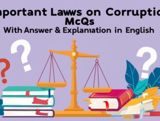 Important Laws on Corruption MCQs