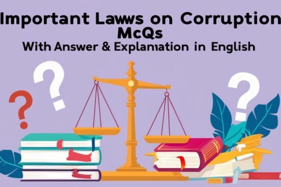 Important Laws on Corruption MCQs