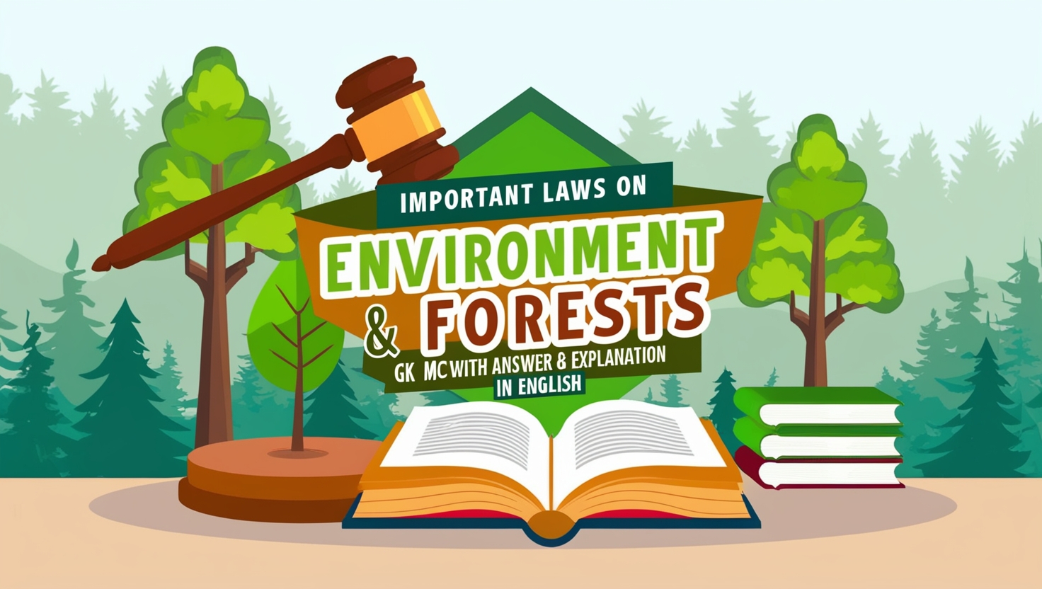 Important Laws on Environment & Forests GK MCQs