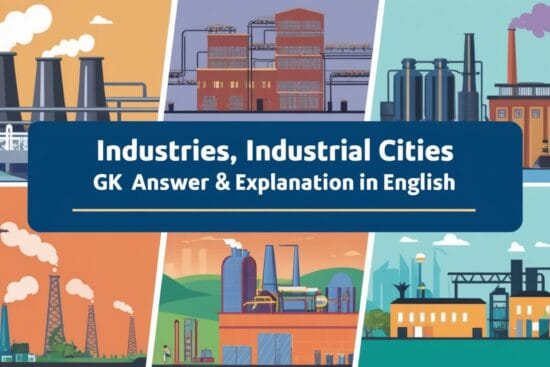 Industries, Industrial Cities GK MCQs
